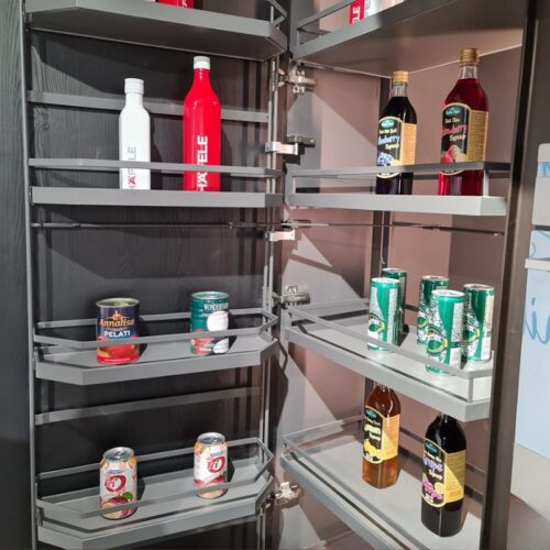 Ảnh bộ đựng thực phẩm 6 tầng 500/1700mm TANDEM ARE Hafele 545.93.433