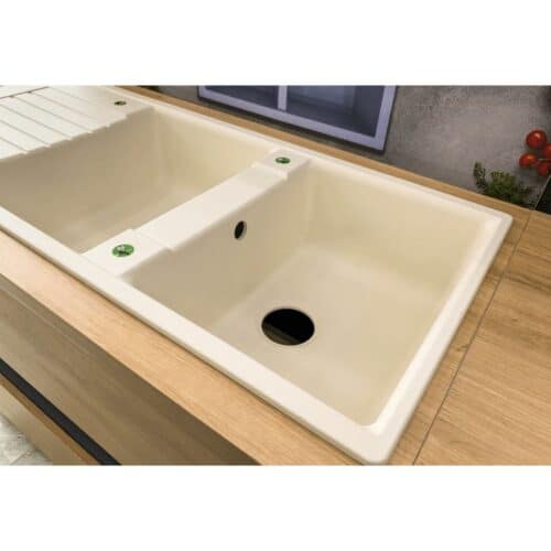 Chậu rửa bát Hafele Blancozia 8S 565.76.659 5 Chậu đá Hafele Blancozia 8S 565.76.659