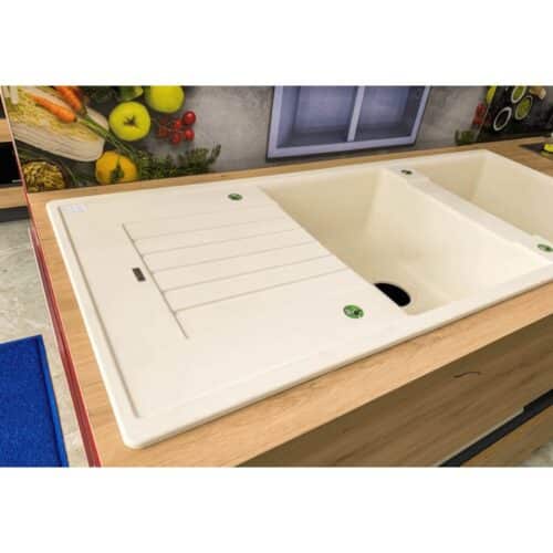 Chậu rửa bát Hafele Blancozia 8S 565.76.659 4 Chậu đá Hafele Blancozia 8S 565.76.659