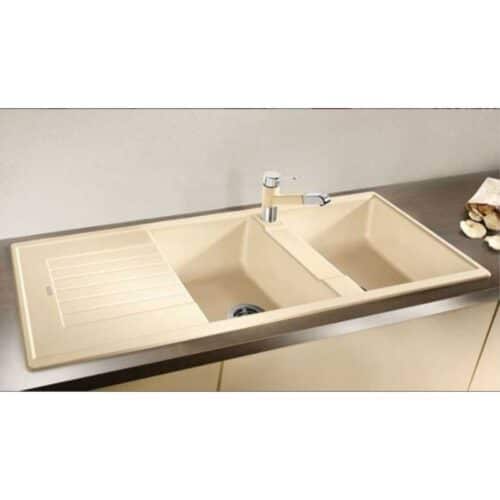 Chậu rửa bát Hafele Blancozia 8S 565.76.659 3 Chậu đá Hafele Blancozia 8S 565.76.659