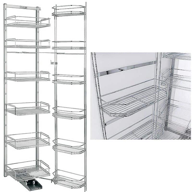 Ảnh rổ kéo 6 tầng Wire basket, rộng 600mm Hafele 545.94.142 Ảnh rổ kéo 6 tầng Wire basket, rộng 600mm Hafele 545.94.142