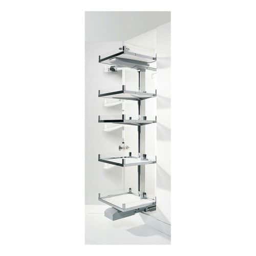 Rổ kéo Premio rộng 600mm 4 khay lắp trái Hafele 549.72.266 5 Ảnh rổ kéo Premio rộng 600mm 4 khay lắp trái Hafele 549.72.266