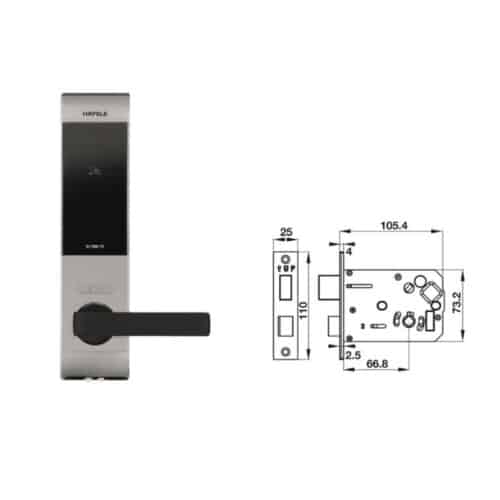 Ảnh Khóa cửa điện tử Hafele EL7900-TCB 912.05.643