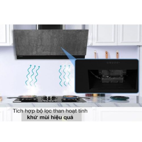 Máy hút mùi gắn tường mặt kính vân Hafele HH-WVS90A 533.86.003