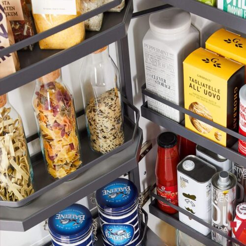 Ảnh thực tế bộ đựng thực phẩm 6 tầng 500/1700mm TANDEM ARE Hafele 545.93.433