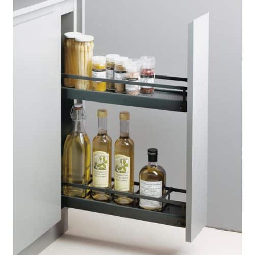 Ảnh thực tế bộ rổ kéo cho tủ bếp dưới Hafele 549.24.620