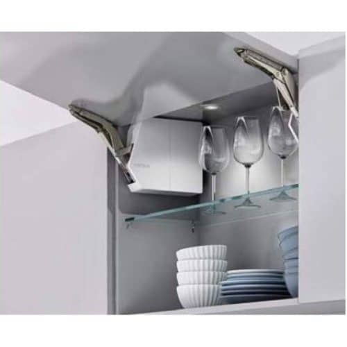 Bộ tay nâng FREE FLAP 3.15 E Hafele 372.29.702 nắp trắng 4 Ảnh thực tế bộ tay nâng FREE FLAP 3.15 E Hafele 372.29.702 nắp trắng