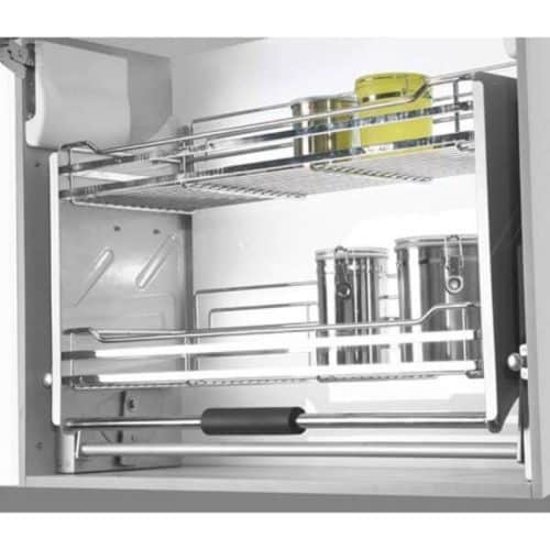 Giá bát đĩa nâng hạ Hafele 504.75.026 cho tủ rộng 900mm 6 Ảnh thực tế giá bát đĩa nâng hạ Hafele 504.75.026 cho tủ rộng 900mm