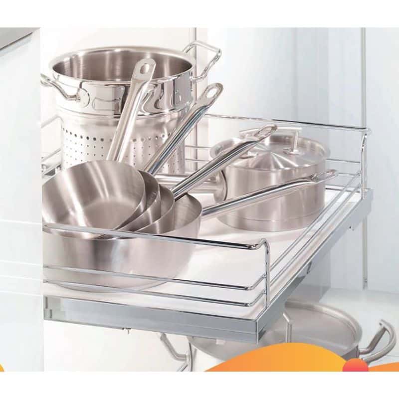 Ảnh thực tế bộ rổ kéo lọt lòng ARENA Hafele 540.25.297, tủ rộng 600mm Ảnh thực tế bộ rổ kéo lọt lòng ARENA Hafele 540.25.297, tủ rộng 600mm