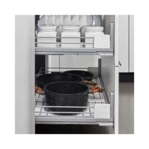 Ảnh thực tế rổ kéo để xoong nồi cho ngăn kéo dưới Hafele 545.14.936