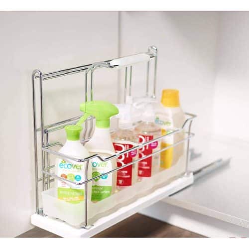 Ảnh thực tế rổ kéo đựng dụng cụ vệ sinh Portero 1 Hafele 545.48.260