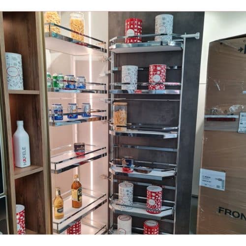 Ảnh thực tế bộ kệ đựng thực phẩm 6 tầng 500/1700mm TANDEM Hafele 545.94.632