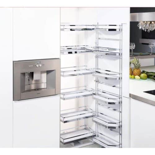 Bộ kệ đựng thực phẩm 6 tầng 600/1700mm TANDEM Hafele 545.94.652 7 Ảnh thực tế bộ kệ đựng thực phẩm 6 tầng 600/1700mm TANDEM Hafele 545.94.652