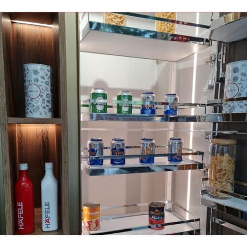 Bộ kệ đựng thực phẩm 6 tầng 600/1700mm TANDEM Hafele 545.94.652 9 Ảnh thực tế bộ kệ đựng thực phẩm 6 tầng 600/1700mm TANDEM Hafele 545.94.652