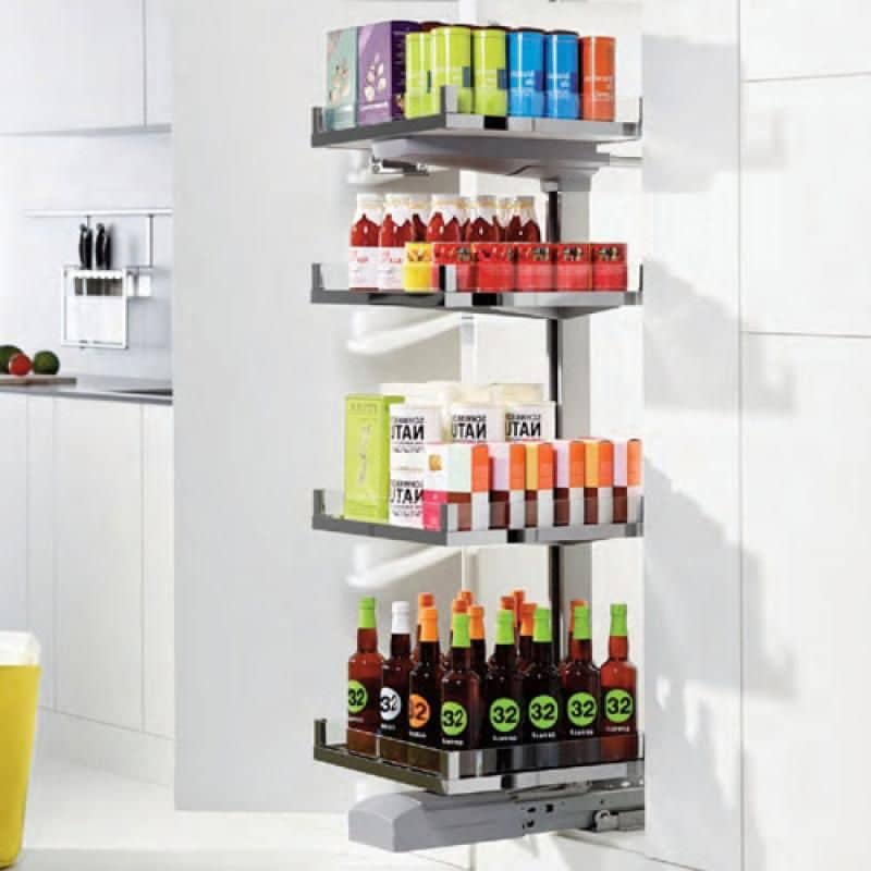 Ảnh thực tế rổ kéo Premio rộng 600mm 4 khay lắp trái Hafele 549.72.266 Ảnh thực tế rổ kéo Premio rộng 600mm 4 khay lắp trái Hafele 549.72.266