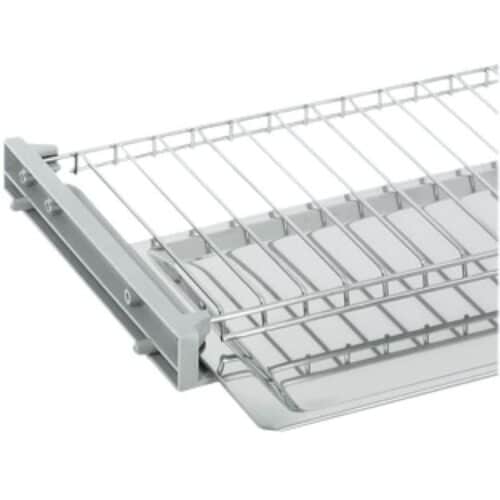 Ảnh thực tế phụ kiện tủ bếp khay hứng nước Hafele 544.01.084 inox 370X240mm