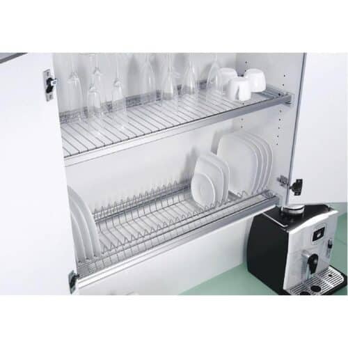 Ảnh thực tế khay up chén đĩa Hafele 544.01.024 inox, 414x263mm