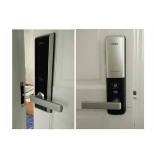 Ảnh thực tế Khóa điện tử Hafele EL8000 912.05.367 màu bạc