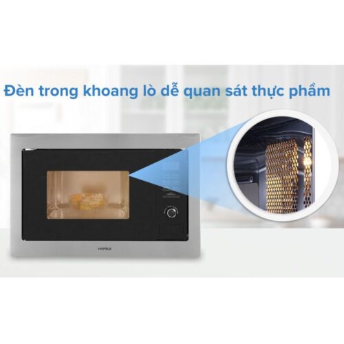 Ảnh thực tế lò vi sóng kết hợp nướng âm tủ Hafele HM-B38A 535.34.000