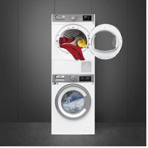Ảnh thực tế máy giặt kết hợp sấy Hafele Smeg LSF147E 536.94.567