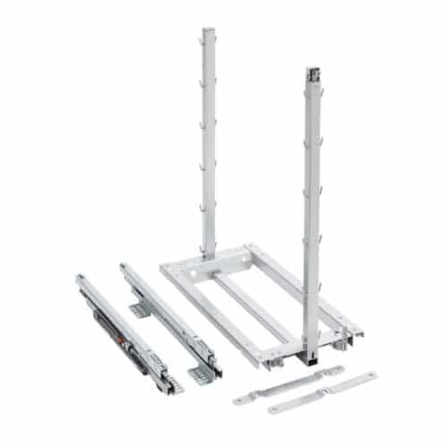 Lắp đặt phụ kiện tủ bếp Hafele 545.11.762 màu trắng