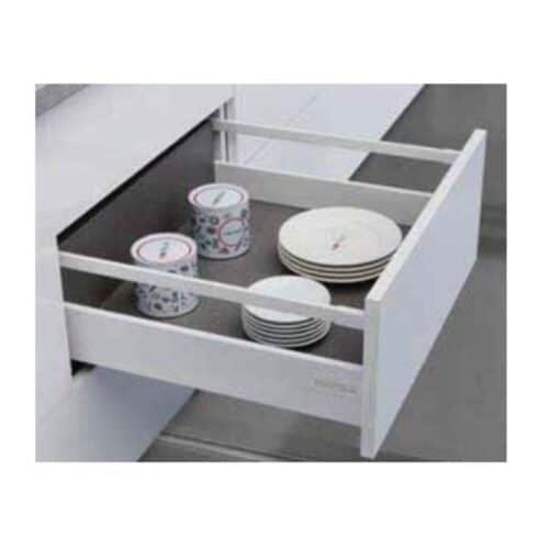 Ảnh thực tế ray hộp Hafele 552.55.306 Alto-S H80 mm màu xám đậm