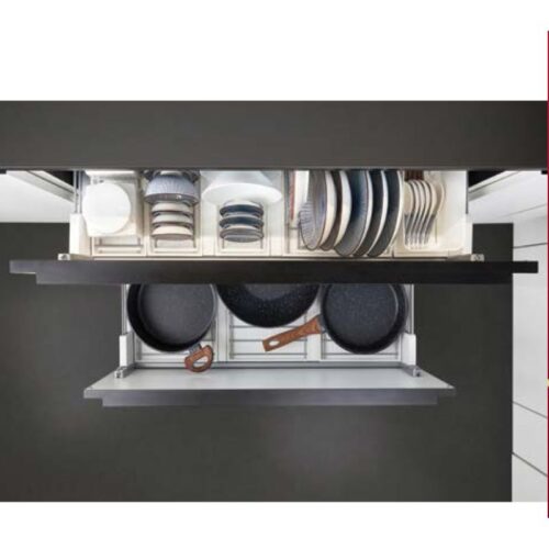 Giá bát đĩa cho ngăn kéo trên Hafele 545.14.929 8 Ảnh thực tế rổ bát đĩa cho ngăn kéo trên Hafele 545.14.929