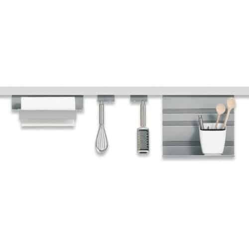 Ảnh thực tế phụ kiện nhà bếp treo tường LINERO MOSAIQ Hafele 521.02.570