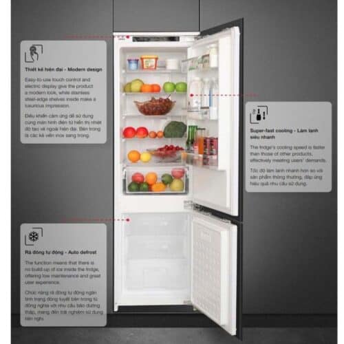 Tủ lạnh âm Hafele HF-BI60X 534.14.080 3 Ảnh thực tế Tủ lạnh âm Hafele HF-BI60X 534.14.080/ tủ lạnh hafele loại nào tốt