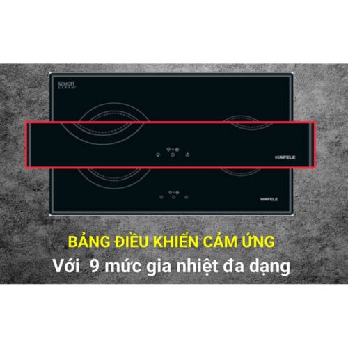 Bảng điều khiển bếp hồng ngoại 2 vùng nấu Hafele HC-R772B 536.01.795