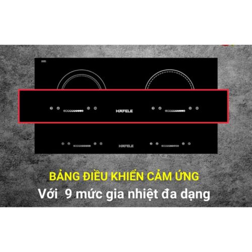 Bảng điều khiển bếp từ đôi kết hợp hồng ngoại Hafele HC-M772C 536.61.565