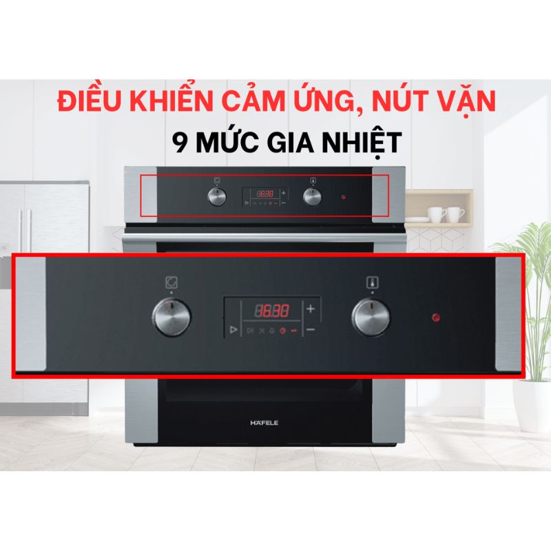 Bảng điều khiển lò nướng Hafele HO-KT60A 535.00.280 Bảng điều khiển lò nướng Hafele HO-KT60A 535.00.280
