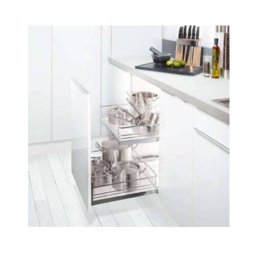 Bộ rổ kéo Arena gắn cánh Hafele 540.24.504