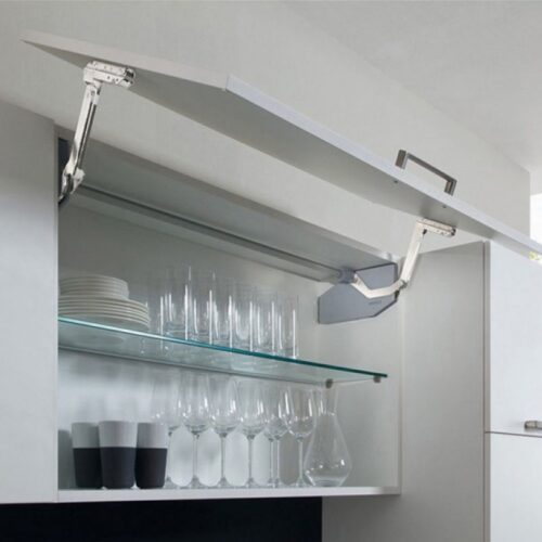 Bộ tay nâng FREE SWING Hafele 493.05.772, đen