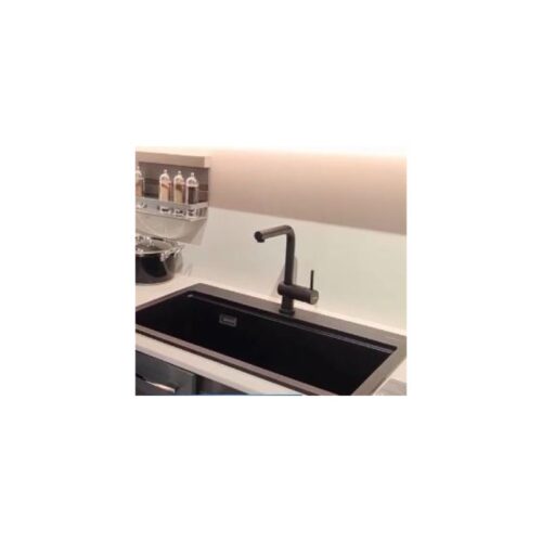 Chậu rửa bát đá được lắp đặt Hafele HS20-GEN1S80 570.30.300 màu đen, kem, xám