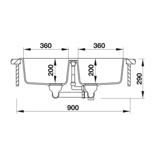 Chậu rửa bát Hafele Galba HS-GD8650 570.36.500 5 thông số kỹ thuật của Chậu đá Hafele Galba HS-GD8650 570.36.500