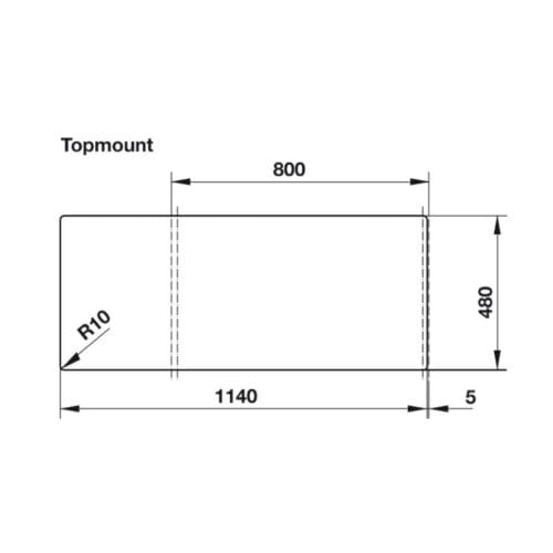Chậu rửa bát Hafele HS-GDD11650 570.35.370 7 kích thước của Chậu đá Hafele HS-GDD11650 570.35.370