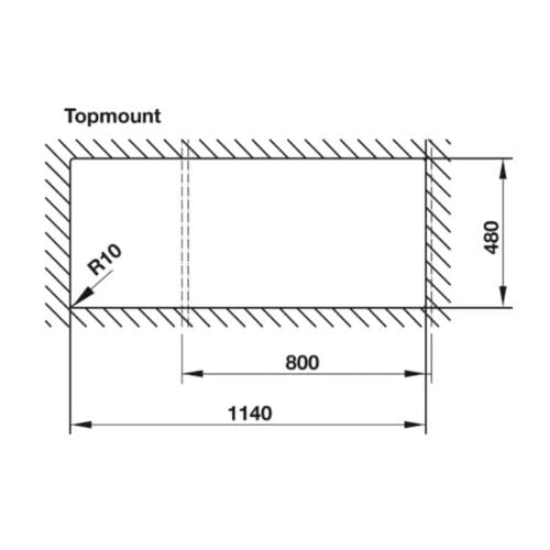 thông số kỹ thuật của Chậu đá Hafele JULIUS HS-GDD11650 570.35.360
