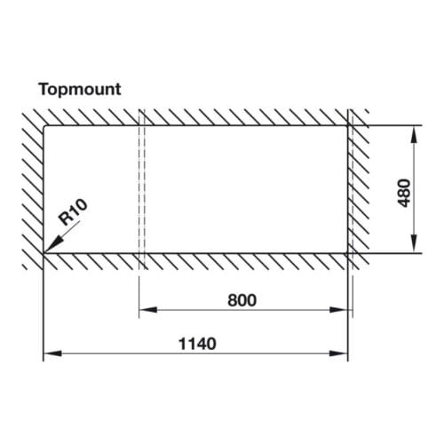 thông số kỹ thuật của Chậu đá Hafele Julius HS-GDD11650 570.35.460