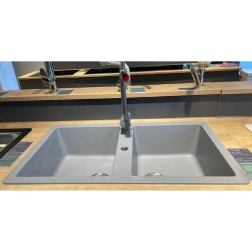 Chậu rửa bát Hafele Galba HS-GD8650 570.36.500 3 Chậu đá Hafele Galba HS-GD8650 570.36.500