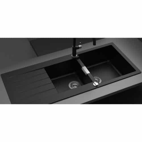 Chậu rửa bát Hafele HS-GDD11650 570.35.370 3 Chậu đá Hafele HS-GDD11650 570.35.370