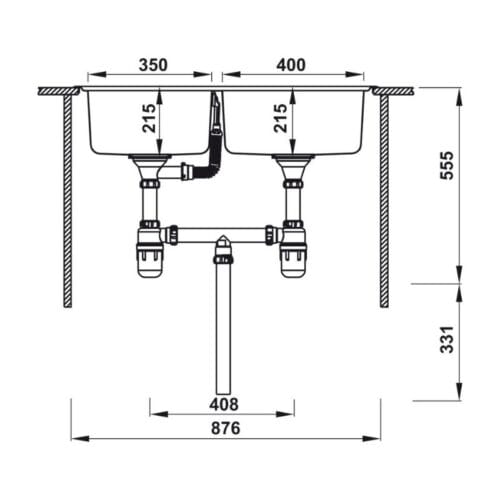 Chậu rửa bát Hafele HS-SD8650 567.20.546 7 thông số kỹ thuật của Chậu rửa chén bát Hafele HS-SD8650 567.20.546