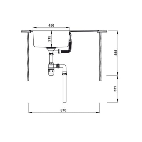 Chậu rửa bát Hafele Valerian HS-SS8650 567.20.266 7 thông số của Chậu rửa chén bát Hafele Valerian HS-SS8650 567.20.266