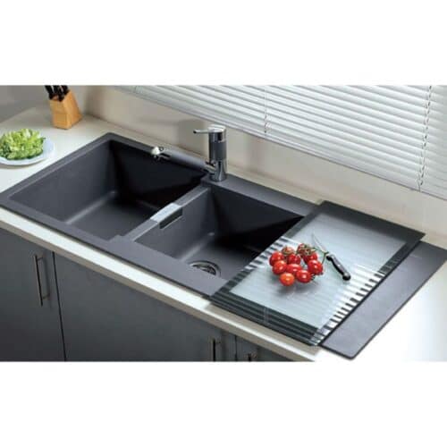 Chậu rửa bát Hafele HS-GDD11650 570.35.370 4 Chậu đá Hafele HS-GDD11650 570.35.370