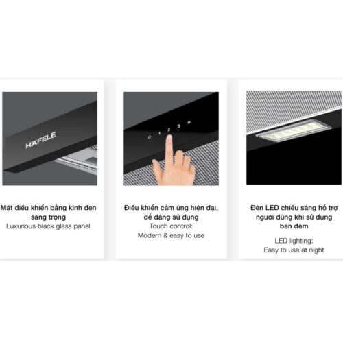 Công dụng máy hút mùi Hafele HH-TT70A 533.86.817