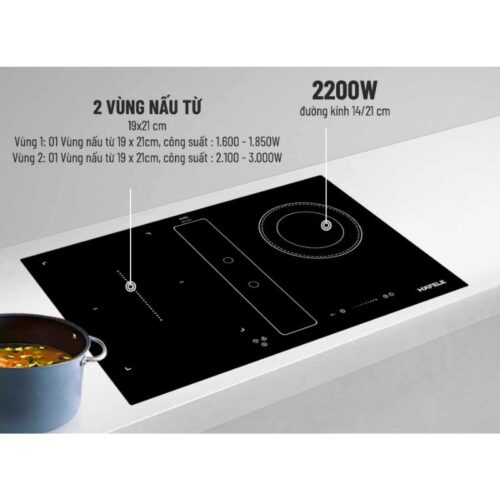 Công suất bếp từ kết hợp hồng ngoại Hafele HC-IHH80A 539.66.698
