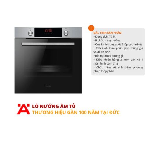 Đặc tính lò nướng âm tủ Hafele HO-KT60G 535.62.601