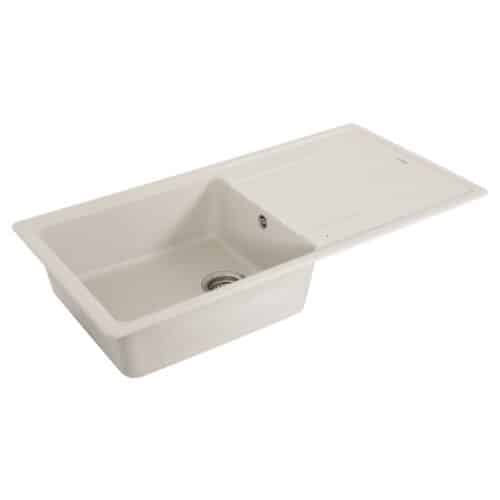 Chậu rửa bát đá 1 hố Hafele HS20-GED1S60 570.32.830 màu kem 3 Chậu rửa bát đá 1 hố Hafele HS20-GED1S60 570.32.830