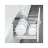 Bộ rổ kéo đựng chén đĩa gắn cánh rộng 900 Verona Hafele 549.03.156
