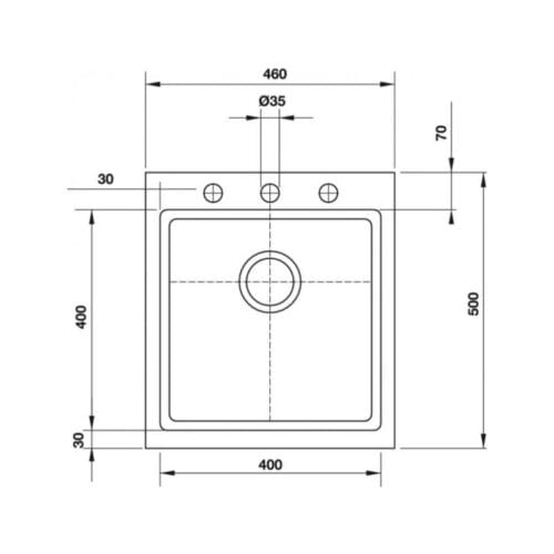 Chậu rửa bát Haffele HS G4650 565.84.261